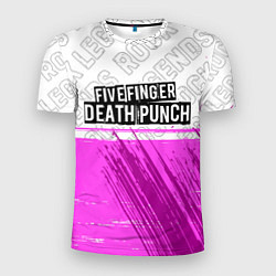 Футболка спортивная мужская Five Finger Death Punch rock legends: символ сверх, цвет: 3D-принт