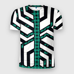 Мужская спорт-футболка Киберпанк сеть