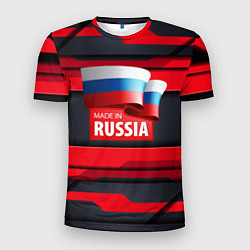 Мужская спорт-футболка Red & Black - Russia