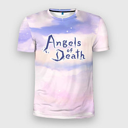 Мужская спорт-футболка Angels of Death sky clouds