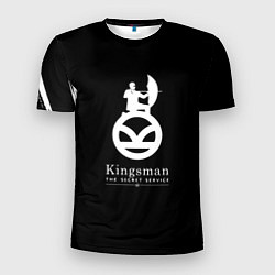 Футболка спортивная мужская Kingsman logo, цвет: 3D-принт
