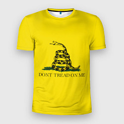 Мужская спорт-футболка Dont tread on me или Гадзденская змея
