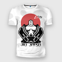 Мужская спорт-футболка Jiu Jitsu red sunJiu Jitsu red sun
