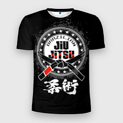 Мужская спорт-футболка Brazilian fight club Jiu-jitsu