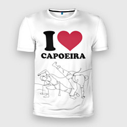 Мужская спорт-футболка I love Capoeira Battle line graph