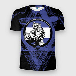Мужская спорт-футболка Krav-maga tiger