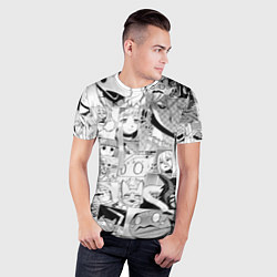 Футболка спортивная мужская Да я паук и что с того pattern, цвет: 3D-принт — фото 2