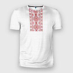 Мужская спорт-футболка Русская рубашка