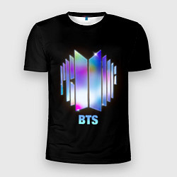 Мужская спорт-футболка BTS gradient logo