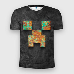 Мужская спорт-футболка Minecraft rust