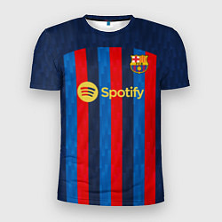 Футболка спортивная мужская Фати Барселона форма 20222023, цвет: 3D-принт