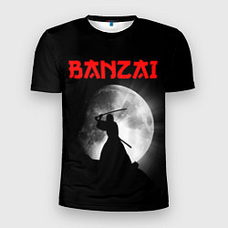 Мужская спорт-футболка Banzai - самурай