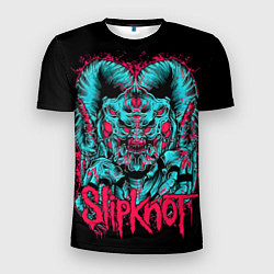 Мужская спорт-футболка Slipknot demon