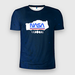 Мужская спорт-футболка Nasa - планеты