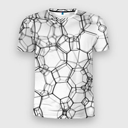 Футболка спортивная мужская Матричная сетка, цвет: 3D-принт