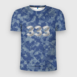 Мужская спорт-футболка Армейский камуфляж 333