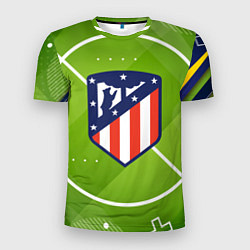 Мужская спорт-футболка Atletico madrid Поле