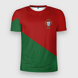 Футболка спортивная мужская Сборная Португалии форма для чемпионата мира 2022, цвет: 3D-принт