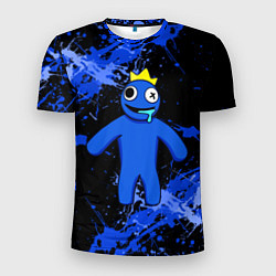 Мужская спорт-футболка Радужные друзья - Синий
