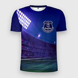 Футболка спортивная мужская Everton ночное поле, цвет: 3D-принт