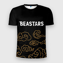Мужская спорт-футболка Beastars anime clouds