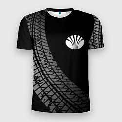 Футболка спортивная мужская Daewoo tire tracks, цвет: 3D-принт