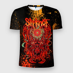 Мужская спорт-футболка Slipknot - red monster