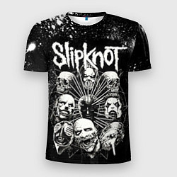 Футболка спортивная мужская Slipknot Black, цвет: 3D-принт