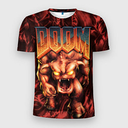 Мужская спорт-футболка DOS DOOM - Bull demon