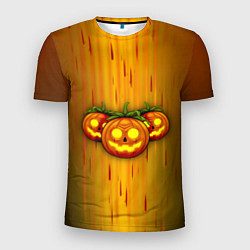 Мужская спорт-футболка Тыквы-Хэллоуин
