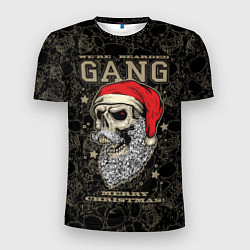 Футболка спортивная мужская We are bearded gang Merry Christmas!, цвет: 3D-принт