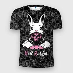 Мужская спорт-футболка Hell rabbit, year of the rabbit