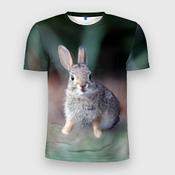 Мужская спорт-футболка Малыш кролик