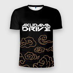 Мужская спорт-футболка Akudama Drive anime clouds