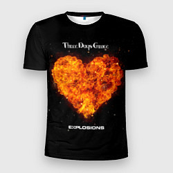 Мужская спорт-футболка Explosions - Three Days Grace
