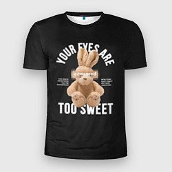 Футболка спортивная мужская Rabbit too sweet, цвет: 3D-принт