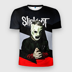Мужская спорт-футболка Slipknot абстракция