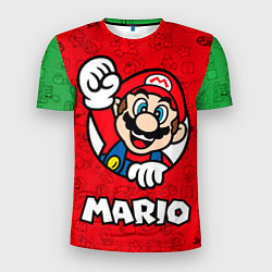 Мужская спорт-футболка Луиджи и Марио
