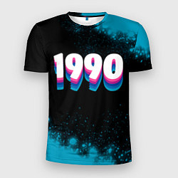 Мужская спорт-футболка Made in 1990: vintage art
