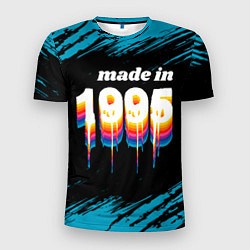 Мужская спорт-футболка Made in 1995: liquid art