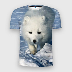 Футболка спортивная мужская Песец, цвет: 3D-принт