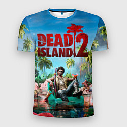 Мужская спорт-футболка Dead island two