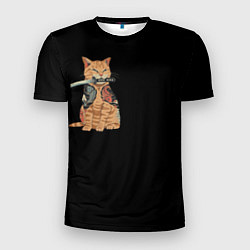 Мужская спорт-футболка Yakuza cat