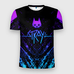 Футболка спортивная мужская Stray neon paint splashes, цвет: 3D-принт