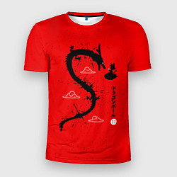 Мужская спорт-футболка Dragon Ball Гоку и дракон
