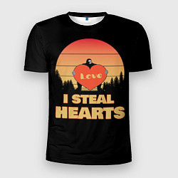 Мужская спорт-футболка I steal hearts