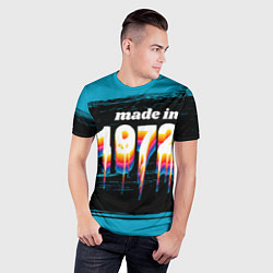 Футболка спортивная мужская Made in 1972: liquid art, цвет: 3D-принт — фото 2