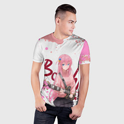 Футболка спортивная мужская Красотка Хитори Гото - Одинокий рокер, цвет: 3D-принт — фото 2