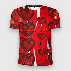 Мужская спорт-футболка Святой Валентин для тебя