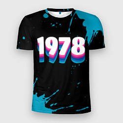 Мужская спорт-футболка Made in 1978: vintage art